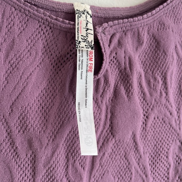 NWT! Free People Mauve Lavender Muscle Tank. Size M - Picture 4 of 4